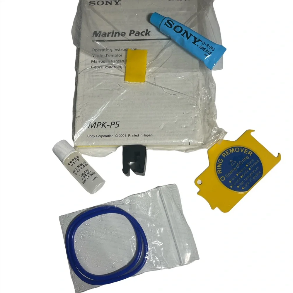Waterproofing Sony Marine Pack For Cyber-shot Dsc-P5/P3 W/ OG Box & More